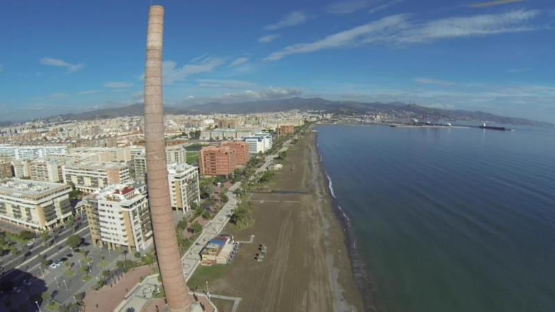 Apartamento Huelin, A 5 Minutos A Pie De La Playa Màlaga Exteriér fotografie